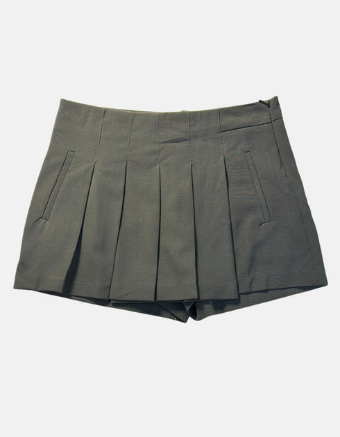 Skirt black pleats FM